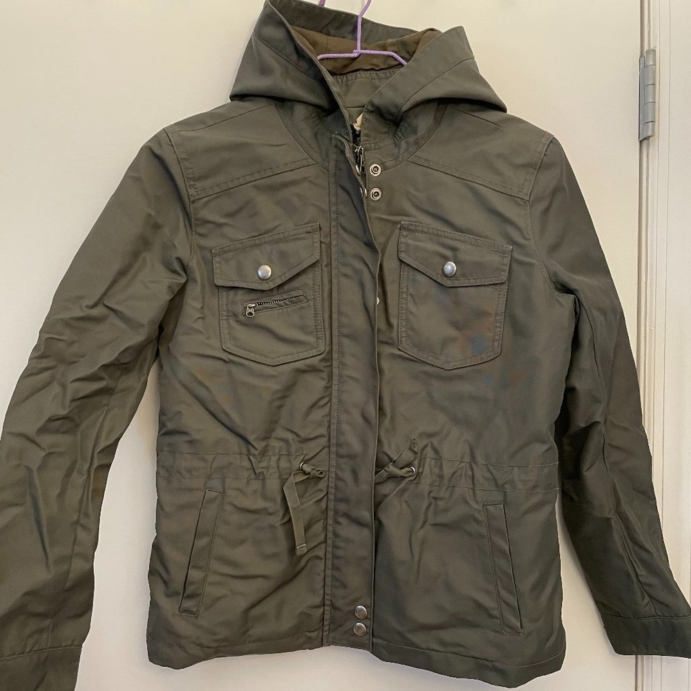 Military Green Jacket with hood